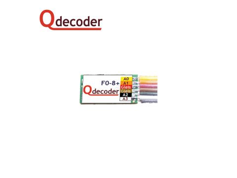 Qdecoder F0-8+ Funktionsdecoder Stecker Kabelanschluss (QD084)