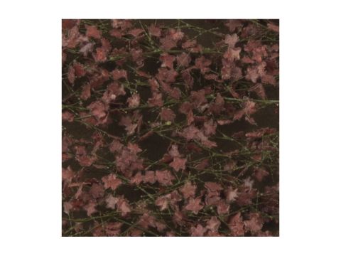 Silhouette Red maple foliage - Summer - ca. 27x16,5cm - H0 / TT (932-22)