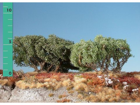 Silhouette High shrubs - Summer - 0 (< ca. 8cm) - H0 / TT (250-02)