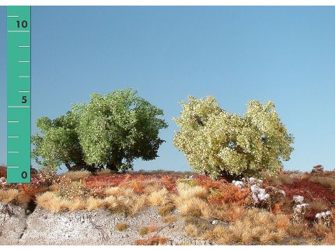 Silhouette Low shrubs - Spring - ca. 8cm (350-01)