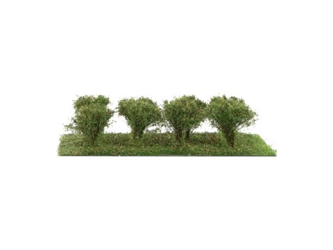 Silhouette shrubbery - early fall - 3cm - H0 / TT (252-23)