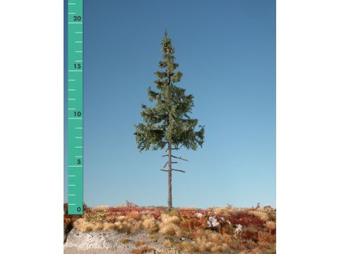 Silhouette Green spruce high trunk - Summer - ca. 42cm (374-42)