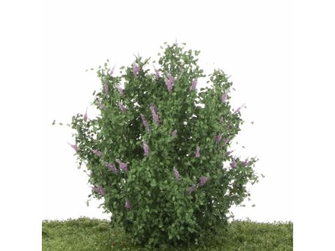 Silhouette Butterfly bush set - Light purple (350-16)