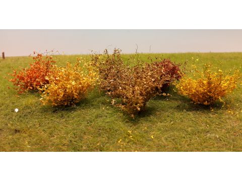 Silhouette Shrubs assortment - Autumn - ca. 3cm - H0 / TT (252-14)