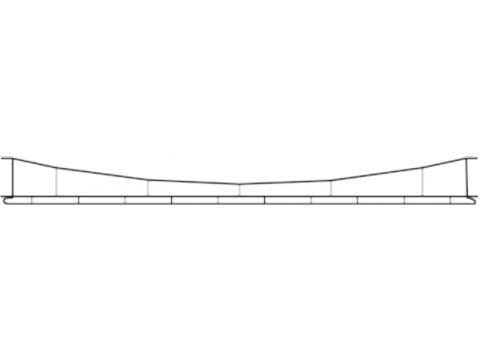 Sommerfeldt B Twin Overhead wire 0,7 x 360 mm - H0 / 1:87 (547)