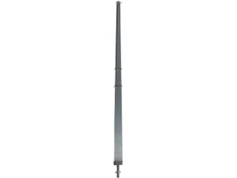 Sommerfeldt Mast for cross spann, 165 mm high, alu - H0 / 1:87 (193)