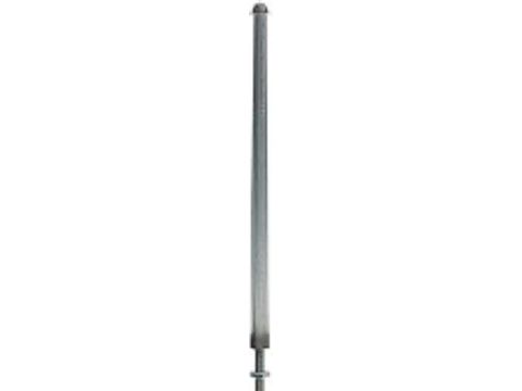 Sommerfeldt Mast without bracket , 100 mm high, alu. - 1x - H0 / 1:87 (191-1)