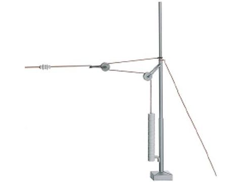 Sommerfeldt Cross span with mast, kit - H0 / 1:87 (209)