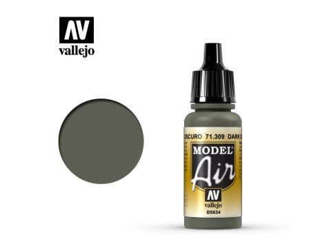 Vallejo Model Air - Dark Slate Grey - 17 ml (71.309)