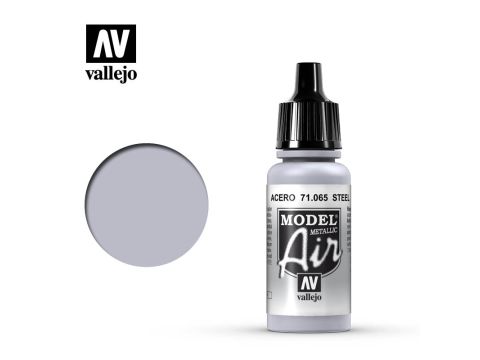 Vallejo Model Air - Steel - 17 ml (71.065)