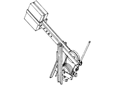 Weinert Modellbau Weichenspannwerk, Messingguss - H0 / 1:87 (7216)