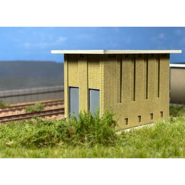 Unique Laser-Cut Building Kit - Substation - L: 90mm x B: 54mm x H: 57mm - H0 / 1:87 (10-0052-04)