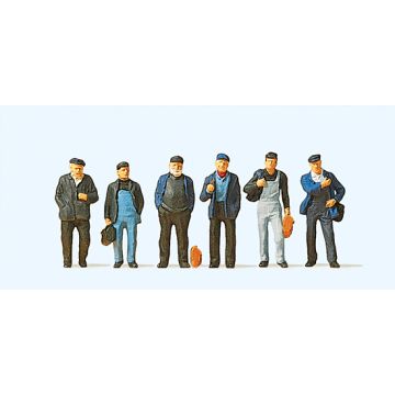 Preiser Industrial workers and dockers - H0 / 1:87 (PR10350)