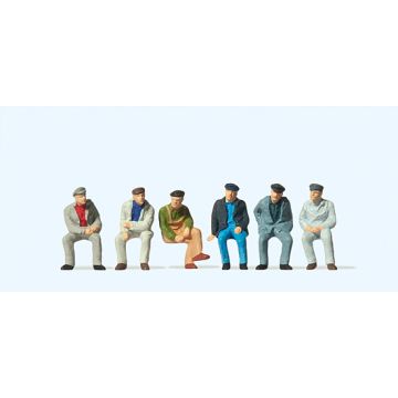 Preiser Seated workers - H0 / 1:87 (PR14084)