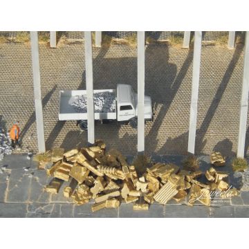 Juweela metal scrap - brass - 25g - TT / N (JW21222)