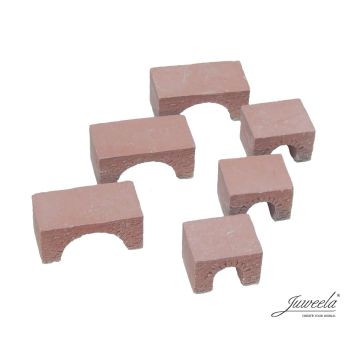 Juweela water passages, bricks,  - red -  - TT / N (JW21304)
