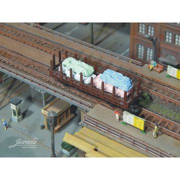Juweela scrap cars - colored - 6 Stk. - N / 1:160 (JW21604)