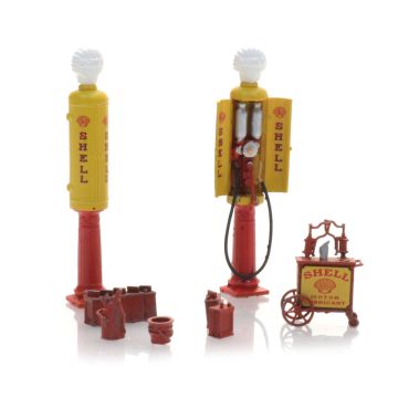 Artitec Old Shell petrol pumps - H0 / 1:87 (AR387.543)