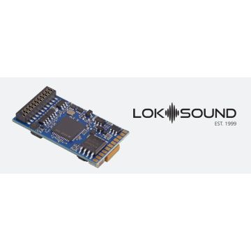 ESU LokSound 5 - DCC/MM/SX/M4 "empty decoder", 8-pin NEM652, retail, with speaker 11x15mm (ESU58410)