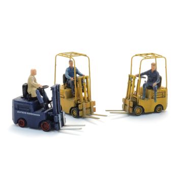 Artitec Forklift drivers 1950-80 - ready-made, painted - H0 / 1:87 (AR5870032)