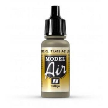 Vallejo Model Air - A-21 Light Greyish Brown  - 17 ml (71.415)