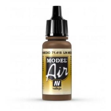 Vallejo Model Air - IJN Medium Brown  - 17 ml (71.418)