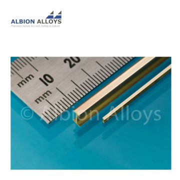 Albion Alloys Brass I-beam - 2 x 1 mm (IB2)