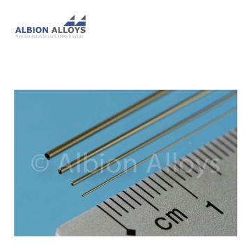 Albion Alloys Round Brass Tube - 0.9 x 0.45mm (MBT3M)