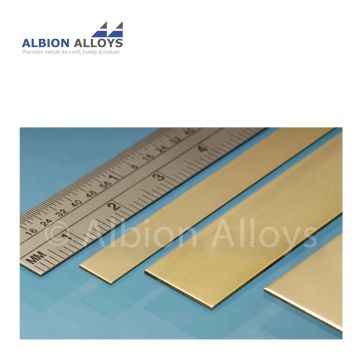 Albion Alloys Brass Strip - 6 x 0.4 mm (BS1M)