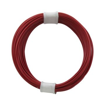 Donau Elektronik Single flex wire - 0.04mm² - red - 10m (DO110-0)