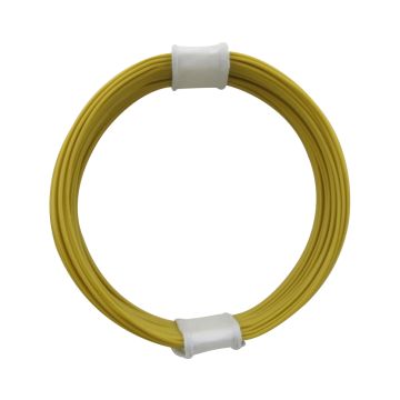 Donau Elektronik Single flex wire - 0.04mm² - yellow - 10m (DO110-3)