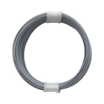 Donau Elektronik Single flex wire - 0.04mm² - grey - 10m (DO110-9)