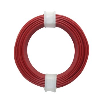 Donau Elektronik Single flex wire LiY - 0.14mm² - red - 10m (DO118-0)