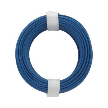 Donau Elektronik Single flex wire LiY - 0.14mm² - blue - 10m (DO118-2)