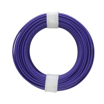Donau Elektronik Single flex wire LiY - 0.14mm² - purple - 10m (DO118-6)
