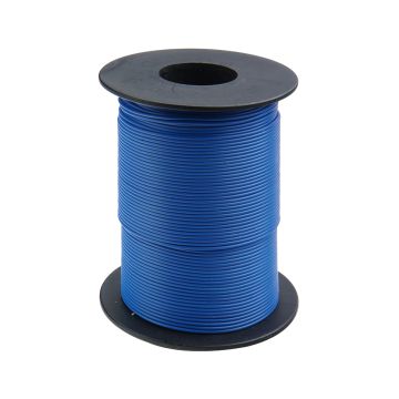 Donau Elektronik Single flex wire LiY - 0.14mm² - blue - 100m (DO119-12)