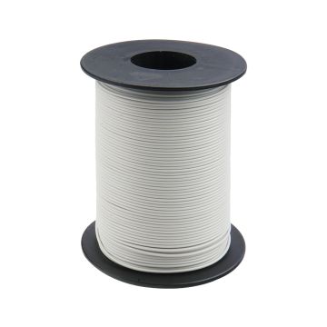 Donau Elektronik Single flex wire LiY - 0.14mm² - white - 100m (DO119-15)