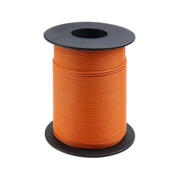Donau Elektronik Single flex wire LiY - 0.14mm² - orange - 100m (DO119-17)