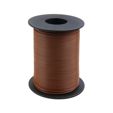 Donau Elektronik Single flex wire LiY - 0.14mm² - brown - 100m (DO119-18)