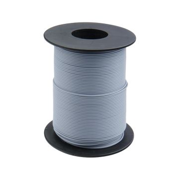 Donau Elektronik Single flex wire LiY - 0.14mm² - grey - 100m (DO119-19)