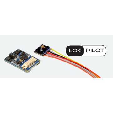 ESU LokPilot 5 micro DCC/MM/SX, 6-pin NEM651, Spurweite N, TT -  - TT / N (ESU59816)