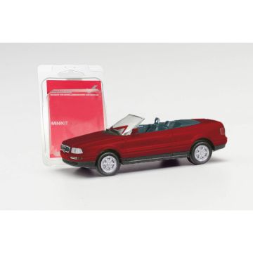 Herpa Audi 80 Cabrio, rood (Minikit) - Red - H0 / 1:87 (H012287-006)