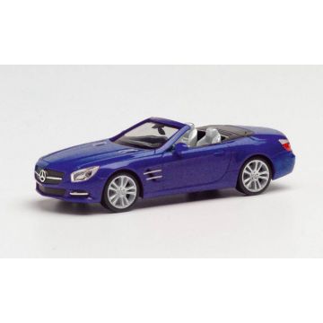 Herpa Mercedes Benz SL Cabrio, blauw metallic - H0 / 1:87 (H034838-002)