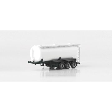 Herpa Feldbinder Silo trailer 42m³, black chassis - H0 / 1:87 (H075848-002)