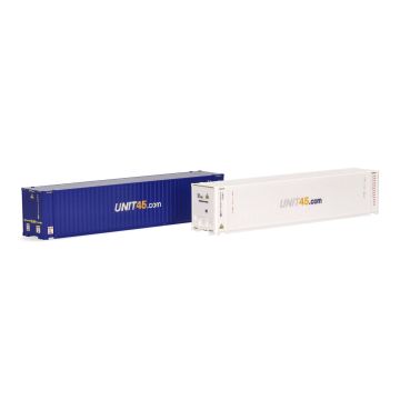 Herpa Container-Set 2 x 45 ft. "UNIT45" (Niederlande/Rotterdam) - H0 / 1:87 (H076937-002)