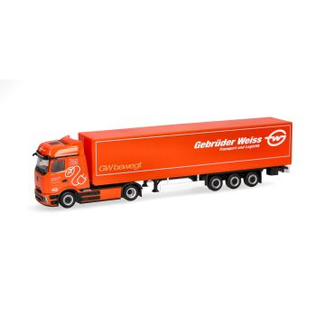 Herpa Mercedes Benz eActros 600 ProCabin B. Pl.Sz. Gebrüder Weiss - H0 / 1:87 (H320177)