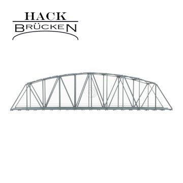 Hack Brücken Arch bridge - 2 track B50-2 - Grey - 50cm - H0 / 1:87 (13500)