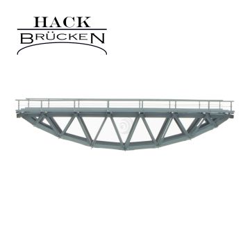 Hack Brücken Fishbelly Bridge - 2 track B28-2 - Grey - 29,5cm - H0 / 1:87 (13100)