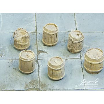 Juweela Old wooden barrels - light - 6x - 0 / 1:43,5 (JW24194)