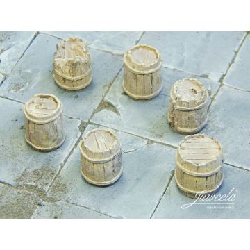 Juweela Old wooden barrels - dark - 6x - 0 / 1:43,5 (JW24196)